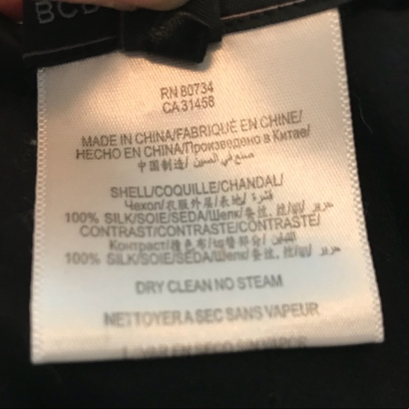 BCBGMAXAZRIA colorblock halter top - Picture 7 of 8